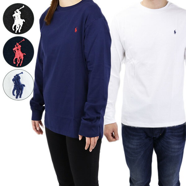 5/18ꡪΨ1/2 100Хåۡڥͥݥ1POLO RALPH LAUREN ե LONG SLEEVE CREWNECK T-SHIRT 323 843804 001 002 ĹµT åȥ  ɽ 롼ͥå ݥ 奢  ǥ ˥å