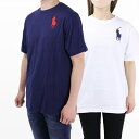 【ネコポス配送：1枚迄】POLO RALPH LAUREN ポロラルフローレン COTTON JERSEY CREWNECK BIG PONY T-SHIRT Tシャツ ビッグポニー 刺繍 半袖 ロゴ クルーネック ボーイズサイズ メンズ レディース ユニセックス 323 832907