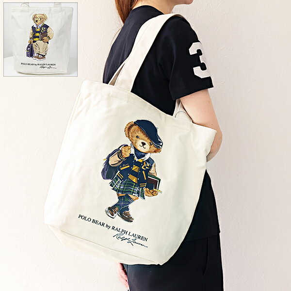 POLO RALPH LAUREN ポロラルフローレン トートバッグ POLO BEAR TOTE BAG 9AR021 レディース ポロベア A4対応 ロゴ ショッピングバッグ 鞄 LaG Onlinestore