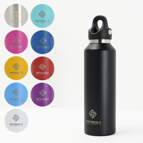 レボマックス 水筒 REVOMAX レボマックス 20oz VACUUM INSULATED FLASK VERSION 2 水筒 592ml 真空断熱ボトル マイボトル スポーツ アウトドア トレーニング DWF-20101B