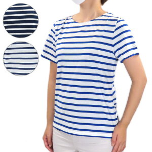 SAINT JAMES セントジェームス ETRILLE エトリーユ 半袖 Tシャツ ボーダー カットソー レディース 7751 Marine/Ecru Neige/Gitane Ecru/Marine