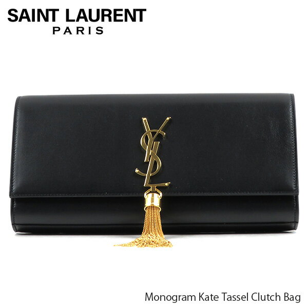 Saint Lauren サンローラン Monogram Kate Tassel Clutch Bag モノグラム ケイト タッセル クラッチバッグ ショルダーバッグ レディース 326080 C150J 1000