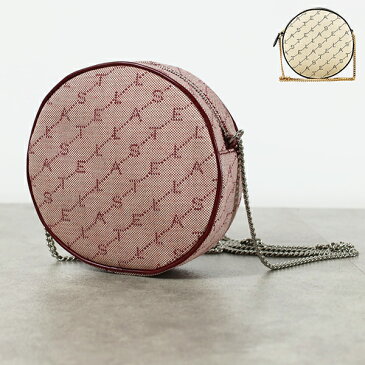 STELLA McCARTNEY ステラマッカートニー Mini Round Bag Monogram Eco Monogram Canvas ショルダーバッグ チェーンバッグ レディース[581289W8437]