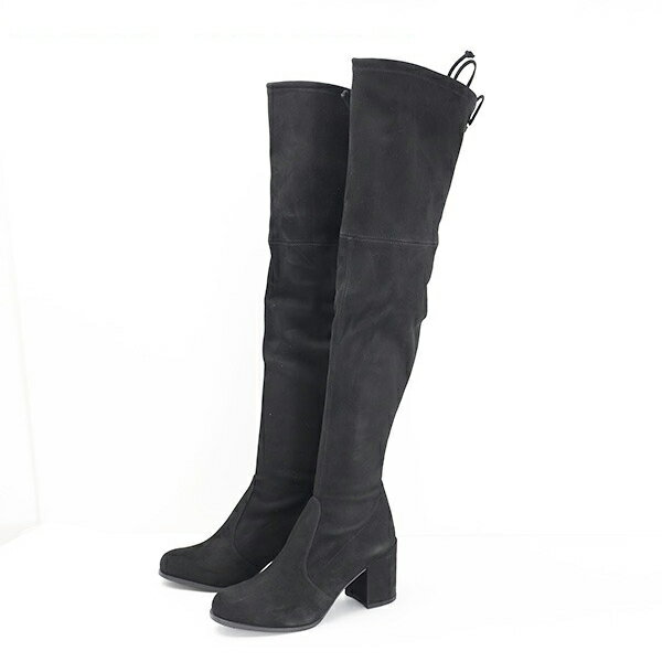 STUART WEITZMAN スチュアートワイツマン ニーハイブーツ ストレッチブーツ ロングブーツ スエード キレカジ レディース TIELAND BLACK SUEDE