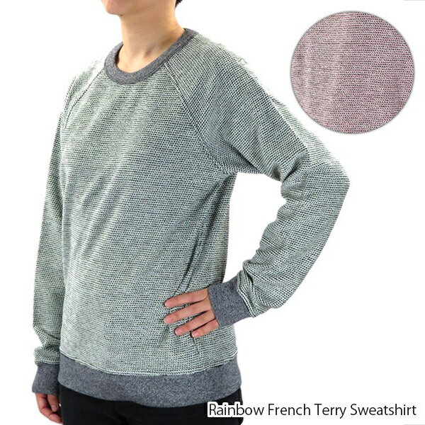 T by Alexander Wang ティーバイアレキサンダーワン Rainbow French Terry Sweatshirt［401305R14］