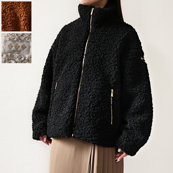 TATRAS タトラス ジャケット LUELA Boa Blouson Jacket ルエラ ボアブルゾン LJXA0041033588 レディース フードなし ジップアップ ロゴパッチ アウター LaG Onlinestoreのサムネイル