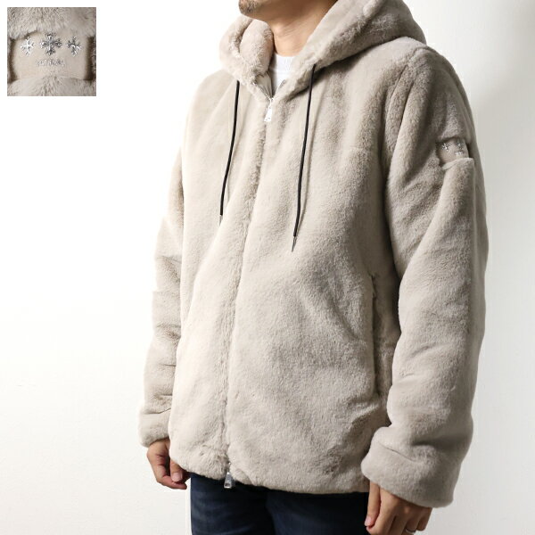 Rakuten - TATRAS タトラス ボアジャケット Bomos Boa Blouson ボモス MTAT24A4858-L メンズ エコファー フード付き ジップアップ ロゴパッチ アウター LaG Onlinestore