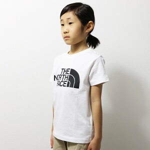 【ネコポス配送：1枚迄】THE NORTH FACE Kidsノースフェイス Logo T-Shirt ロゴT Tシャツ 半袖 クルーネック コットン ロゴプリント キッズ 女の子 男の子 NF0A7X5E FN41