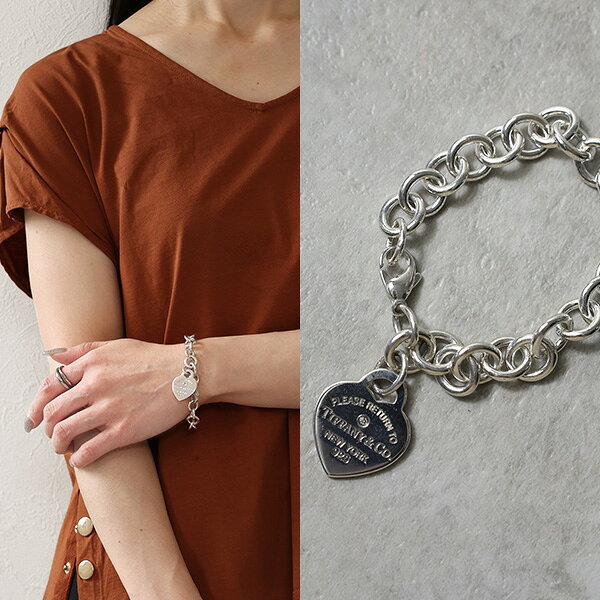 Tiffany&Co ティファニー ブレスレット Heart Tag Bracelet リターン トゥ ティファニー 69700977 レディース ハートタグ ロゴ刻印 シルバー925 アクセサリー LaG Onlinestore