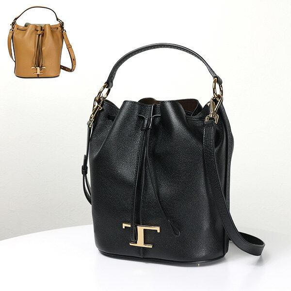 トッズ   レディースバッグ TODS トッズ T TIMELESS Bucket Bag Tタイムレス バケットバッグ ショルダーバッグ ハンドバッグ スモール 本革 ロゴ 鞄 レディース XBWTSAQ0200Q8E