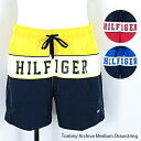 ≪返品交換不可≫TOMMY HILFIGER トミーヒルフィガー Tommy Archive Medium Drawstring メンズ 水着 ビーチウェア 海パン〔UM0UM01116〕