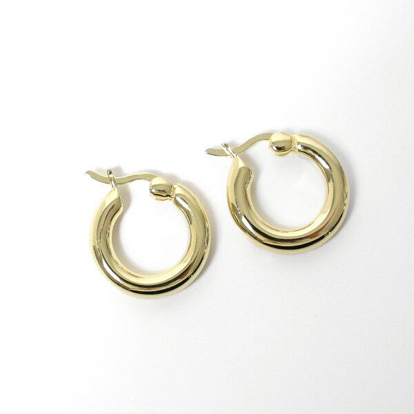 TOM WOOD ȥ०å Classic Hoops Thick Small Earrings Gold 饷å ա ԥ աץԥ  silver925 ξ ǥ ECH96NA01S925-9K 100212