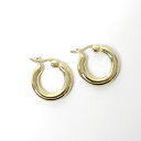 TOM WOOD gEbh Classic Hoops Thick Small Earrings Gold NVbN t[v sAX t[vsAX S[h silver925 p fB[X ECH96NA01S925-9K 100212