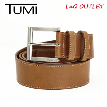 【LaGアウトレット】【訳アリ：キズ、シワ等】TUMI トゥミ Double Keeper Leather Belt 15978NSTNOS ダブルキーパー ベルト ロゴ レザー 本革 オフィス カジュアル メンズ アウトレット