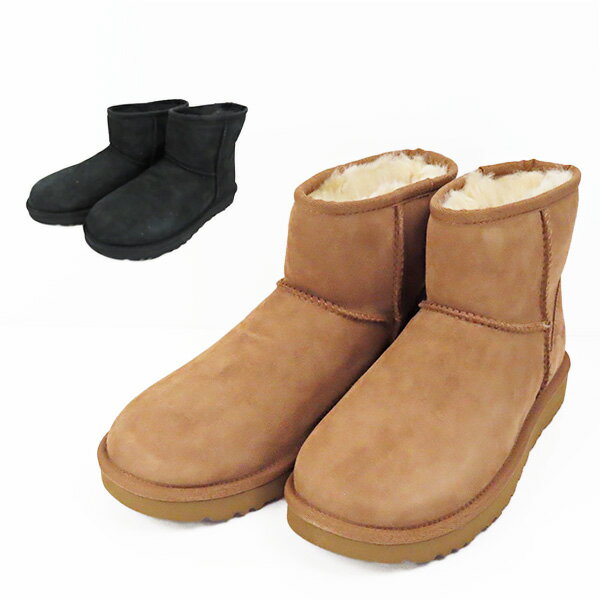 【5/18限定！当選確率1/2 最大100％バック】UGG アグ CLASSIC MINI II ブーツ クラシックミニ ムートンブーツ シープスキン レディース フラットブーツ カジュアルブーツ あったかブーツ 楽ちんブーツ 1016222