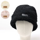 アグ ニット帽 レディース UGG アグ W CURLY SHEEPSKIN CUFF HAT カーリー シープスキン カフ ハット ボアハット 帽子 ビーニー レザーロゴ レディース 21621