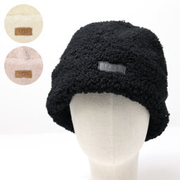 アグ ニット帽 レディース 4/30迄！Instagramフォロワーさん限定クーポン発行中！UGG アグ W CURLY SHEEPSKIN CUFF HAT カーリー シープスキン カフ ハット ボアハット 帽子 ビーニー レザーロゴ レディース 21621