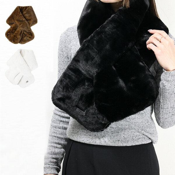 フェイクファー 【5/31迄！SNSフォロワーさん限定 5％OFFクーポン発行中】UGG アグ W FAUX FUR PULL THRU SCARF フェイクファープルスルースカーフ マフラー フェイクファー 防寒 レディース 22649