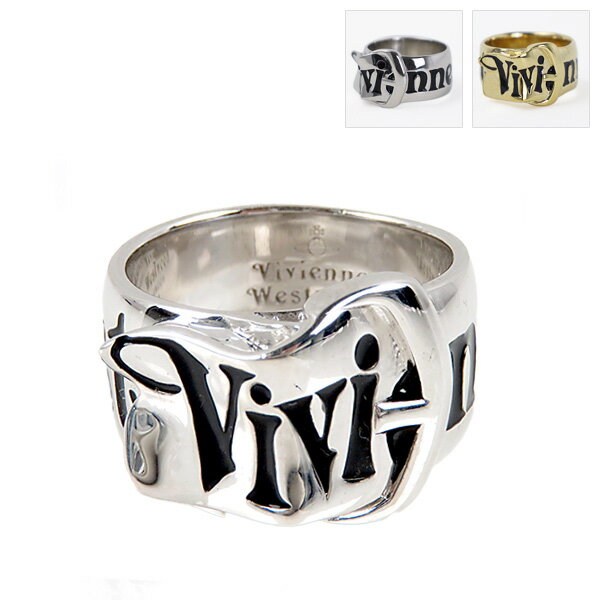 ベルトリング 【5/31迄！SNSフォロワーさん限定 5％OFFクーポン発行中】Vivienne Westwood ヴィヴィアン ウエストウッド BELT RING ベルト リング ロジウム ブラック 指輪 ロゴ レディース 64040096 W114