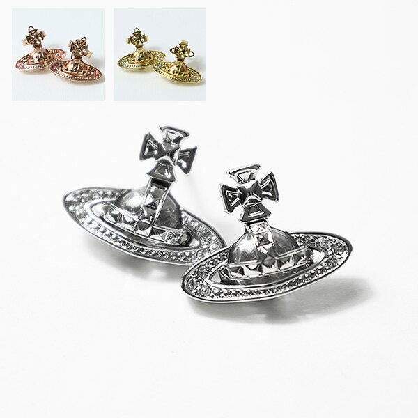 ヴィヴィアンウエストウッド 【返品交換不可】Vivienne Westwood ヴィヴィアンウエストウッド PINA BAS RELIEF EARRINGSピアス クリスタル ラインストーン オーブ ジュエリー アクセサリー レディース 62010131 02P116CN