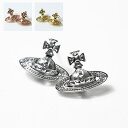 【返品交換不可】Vivienne Westwood ヴィヴィアンウエストウッド PINA BAS RELIEF EARRINGSピアス クリスタル ラインストーン オーブ ジュエリー アクセサリー レディース 62010131 02P116CN