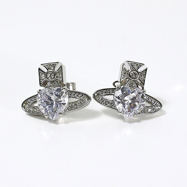 ヴィヴィアンウエストウッド Vivienne Westwood ヴィヴィアンウエストウッド ARIELLA EARRINGS ピアス アクセサリー 両耳用 アリエラ スタッド ハート クリスタル オーブ レディース 6201031T