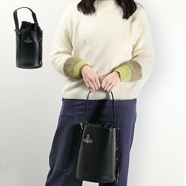 Vivienne Westwood ヴィヴィアンウエストウッド Charlotte Bucket Bag バケットバッグ ハンドバッグ ショルダーバッグ 2way オーブ レ..