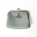 Vivienne Westwood ヴィヴィアンウエストウッド Mini Frame Coin Purse 小銭入れ コインケース ミニ財布 がま口財布 がま口 レザー メタルオーブ レディース 52010005U S000D