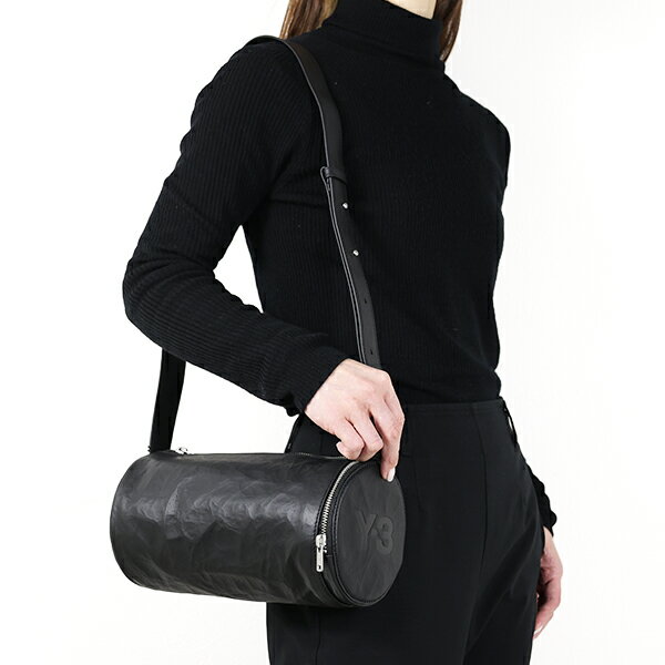 Rakuten - Y-3 ワイスリー ショルダーバッグ LEATHER BARREL BAG レザー バレル バッグ KD0169 メンズ レディース ミニバッグ クロスボディ 鞄 LaG Onlinestore