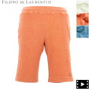 フィリッポ デ ローレンティス パンツ メンズ コットン パイルショートパンツ FILIPPO DE LAURENTIIS 2110-BERM3A04 FDLspecial priceCM