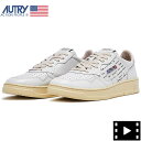 オートリー スニーカー メンズ 牛革 ペイント ローカットスニーカー メダリスト AUTRY MEDALIST ATY 01 LOW MAN WRITTEN/LEAT 2231-SAULMWL WL01 WHT/BLACK