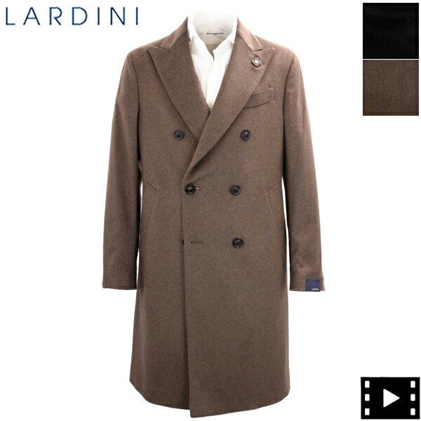 ラルディーニ 【セール】ラルディーニ コート メンズ カシミヤ 6B ダブルブレストチェスターコート LARDINI JW23218AQ LRD IRC59632【返品交換不可】specialpriceAM