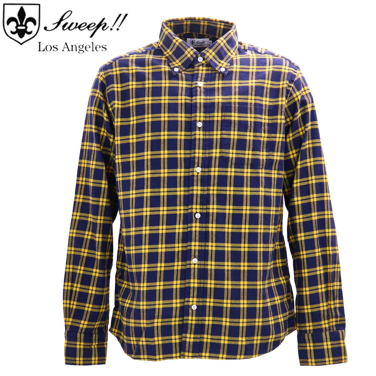スウィープ ロサンゼルス シャツ メンズ コットン ビエラ タータンチェック ボタンダウンシャツ Sweep!! LosAngeles SL130029 SWP...