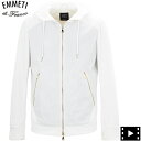 エンメティ ライダース メンズ パンチングレザー ストレッチナイロン キルティング 切替パーカーブルゾン EMMETI LEONE EMT NAPPA TECH...
