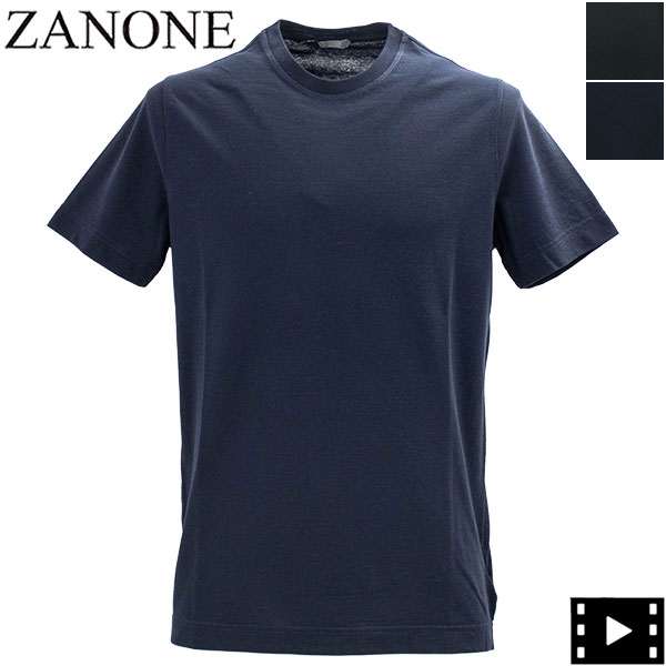 ザノーネ Tシャツ メンズ アイスコットン クルーネックTシャツ ZANONE T-SHIRT MC 812597 ZAN ZG380