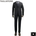 タリアトーレ スーツ メンズ SUPER 110's ヴァージンウール 2B シングルセットアップ スーツ TAGLIATORE A-DAKAR22K14 TLT 150067 N1058