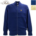 【セール】フェリージゴルフ ウェア メンズ ニットジャケット Felisi GOLF MS FZ KNIT JACKET FLG631M16 FLG 674 INDIGO【返品交換不可】special priceAM