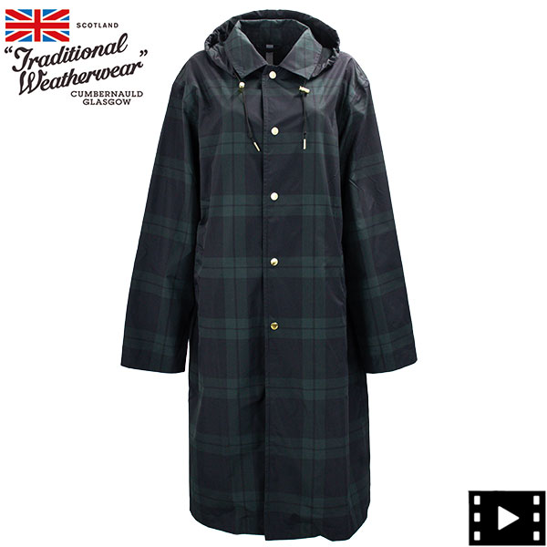トラディッショナルウェザーウェアー コート ユニセックス パッカブル レインコート TRADITIONAL WEATHERWEAR PENRITH RAIN PACKABLE CIFCO0289 TWW MV08/BLACK WATCHのサムネイル