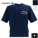 ラコステ トレーナー ゴルフ メンズ ビッグロゴ 半袖 スウェットTシャツ LACOSTE TH058LJ LAC