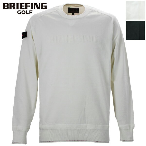 ֥꡼ե    롼ͥå ˥å BRIEFING GOLF MS WR CREW NECK KNIT BRG233M27 BRG