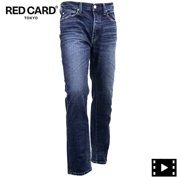 レッドカード トーキョー デニム メンズ ストレッチ スリムテーパードデニム リズム RED CARD TOKYO Rhythm RED kita-Vintage Dark 12786801vdk Dark IND