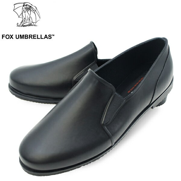 フォックスアンブレラズ スニーカー メンズ レインシューズ スリッポン ドレス FOX UMBRELLAS 05M MENS Slip On Dress FOX BLACK