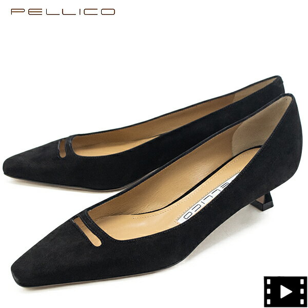 ペリーコ シューズ レディース スエードパンプス アネッリ ベネレ PELLICO ANELLI PLC VENERE PE232DA0734CAXX NERO