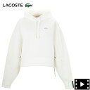 ラコステ パーカー レディース コットン テクニカルスウェット クロップド パーカー LACOSTE SF0281 001