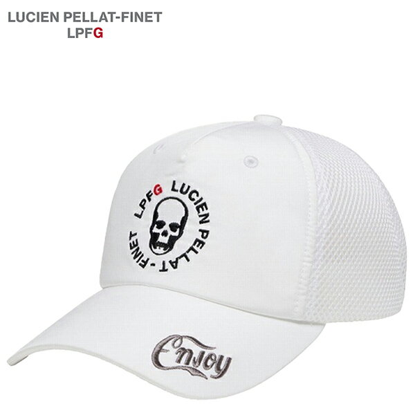 ルシアンぺラフィネ エルピーエフジー ゴルフ メッシュキャップ LUCIEN PELLAT-FINET LPFG 209-99970 LPG LPFGC-007 WHITE