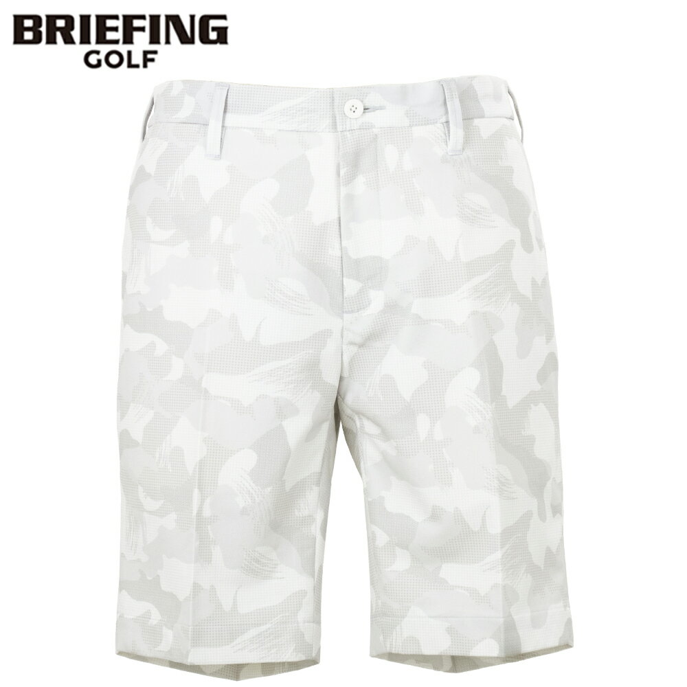 楽天ラグラグマーケットブリーフィング ゴルフ ウェア メンズ カモフラージュ リラックス ショートパンツ BRIEFING GOLF MS CAMOUFLAGE RELAXED SHORT PANTS BRG241M76 BRG 000 WHITE