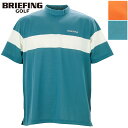 ブリーフィング ゴルフ ウェア メンズ パネル メッシュ モックネック リラックスフィット BRIEFING GOLF MS PANEL MESH MOCK N...