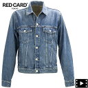 レッドカード トーキョー ブルゾン メンズ サードモデル デニムジャケット Gジャン トラッカージャケット RED CARD TOKYO Trucker Jac...