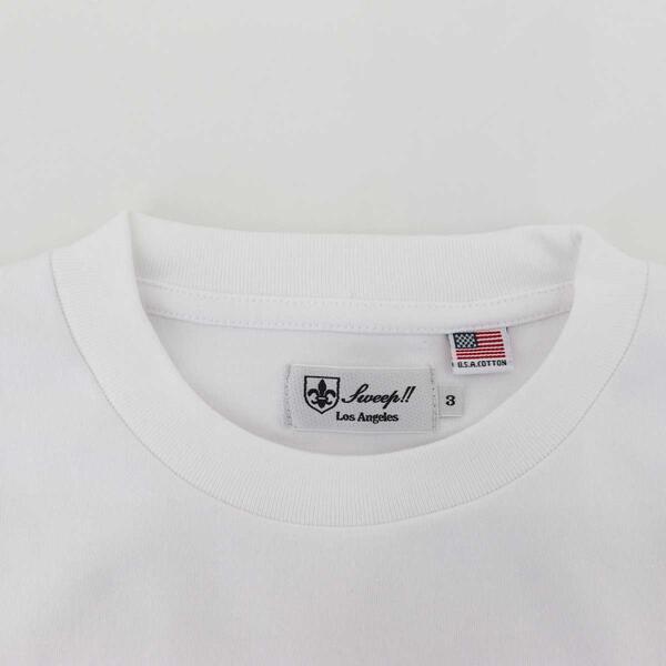 【セール 半額以下】スウィープ ロサンゼルス Tシャツ メンズ 吸水速乾 クルーネック BIGシルエットTシャツ Sweep!! LosAngeles SL160005 SWP WHITE（ホワイト）【送料込】【返品交換不可】 special priceBM