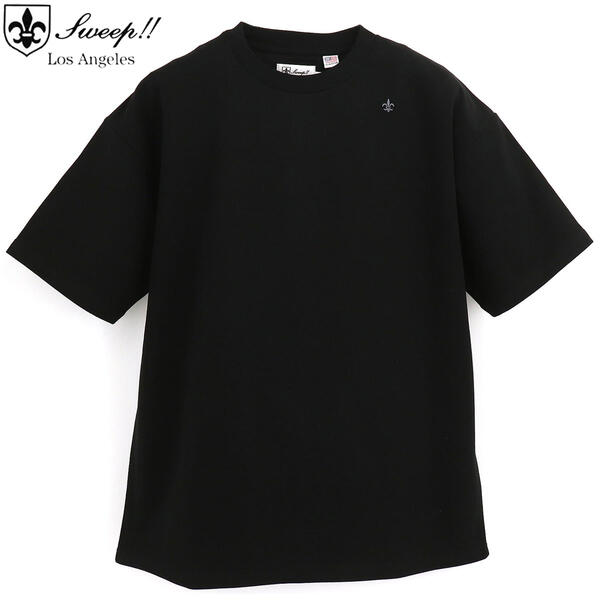 スウィープ ロサンゼルス Tシャツ メンズ 吸水速乾 クルーネック BIGシルエットTシャツ Sweep!! LosAngeles SL160005 SWP BLACK（ブラック）